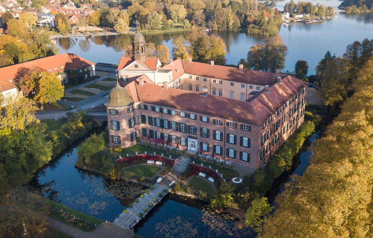 Schloss Eutin Museum & Gärten Luftaufnahme